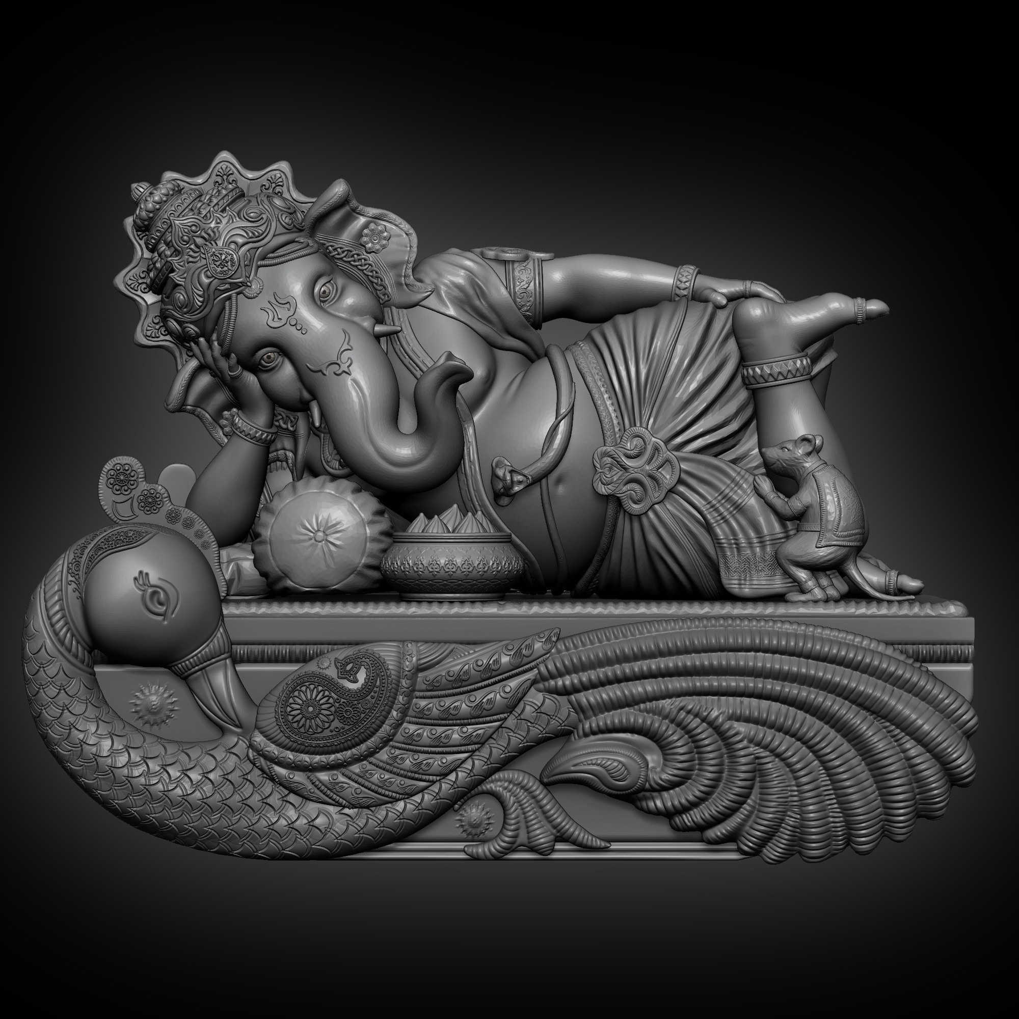 Ganesha Resting