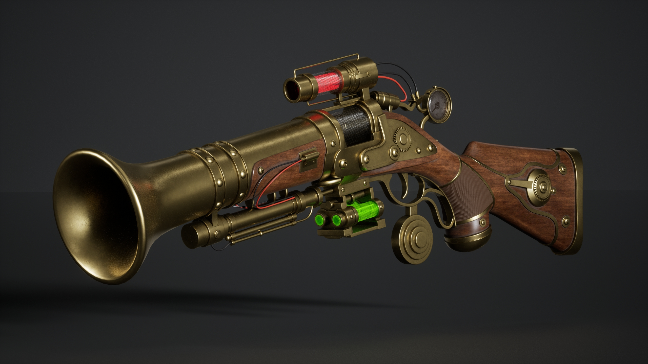 Steampunk Blunderbuss Rifle