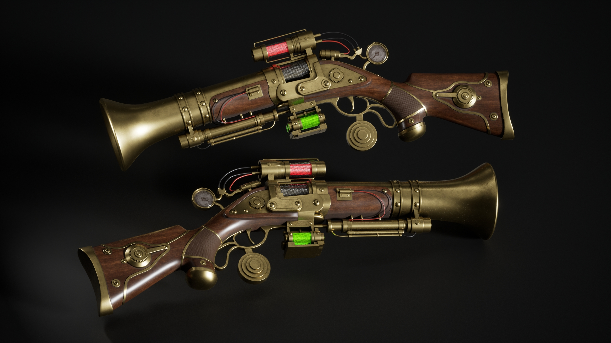 Steampunk Blunderbuss Rifle
