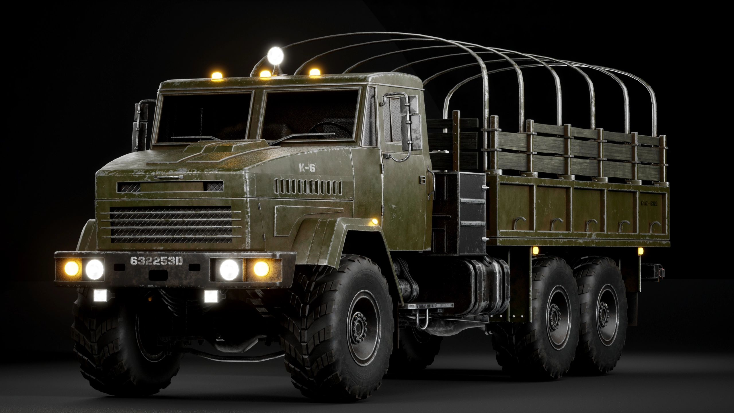 KrAZ-6322 Military Cargo Truck