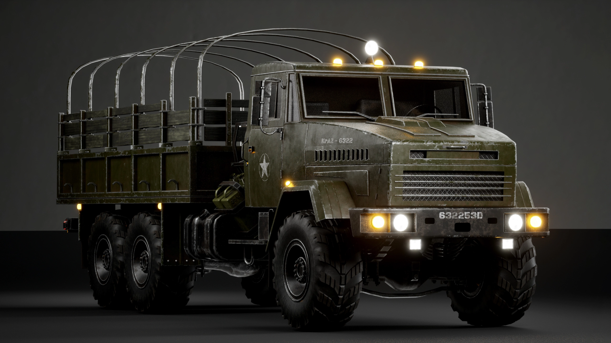 KrAZ-6322 Military Cargo Truck