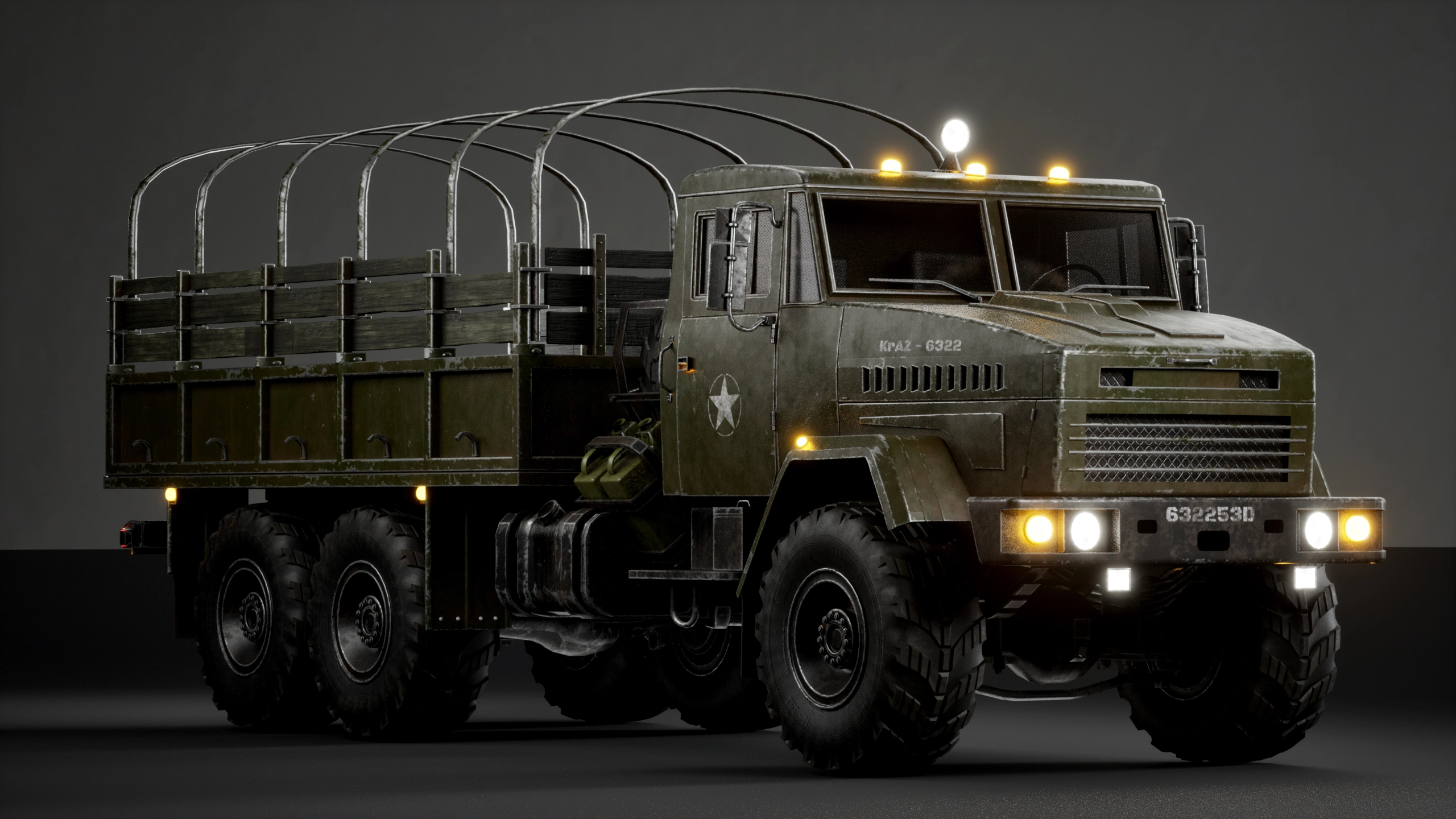 KrAZ-6322 Military Cargo Truck