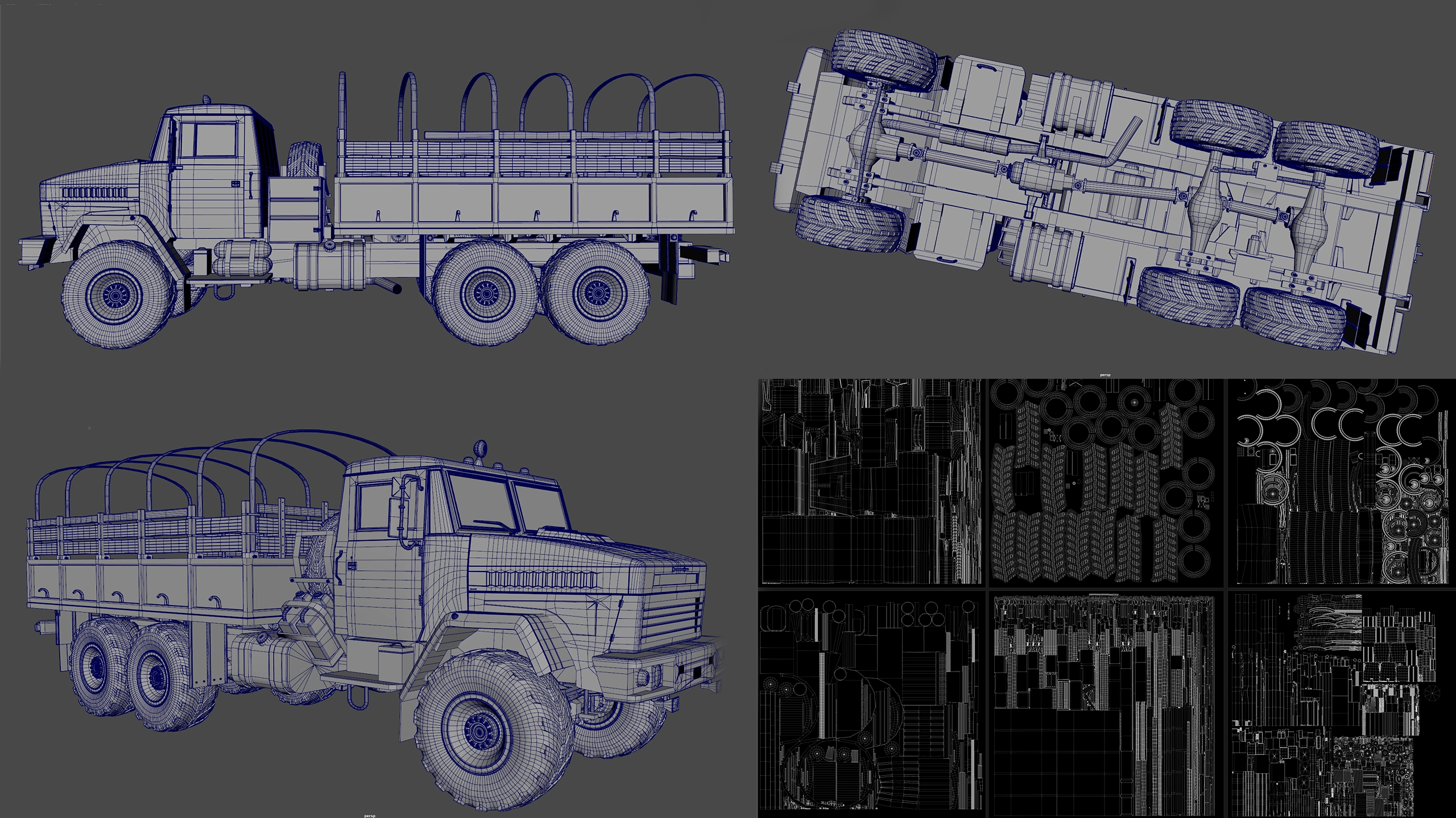 KrAZ-6322 Military Cargo Truck