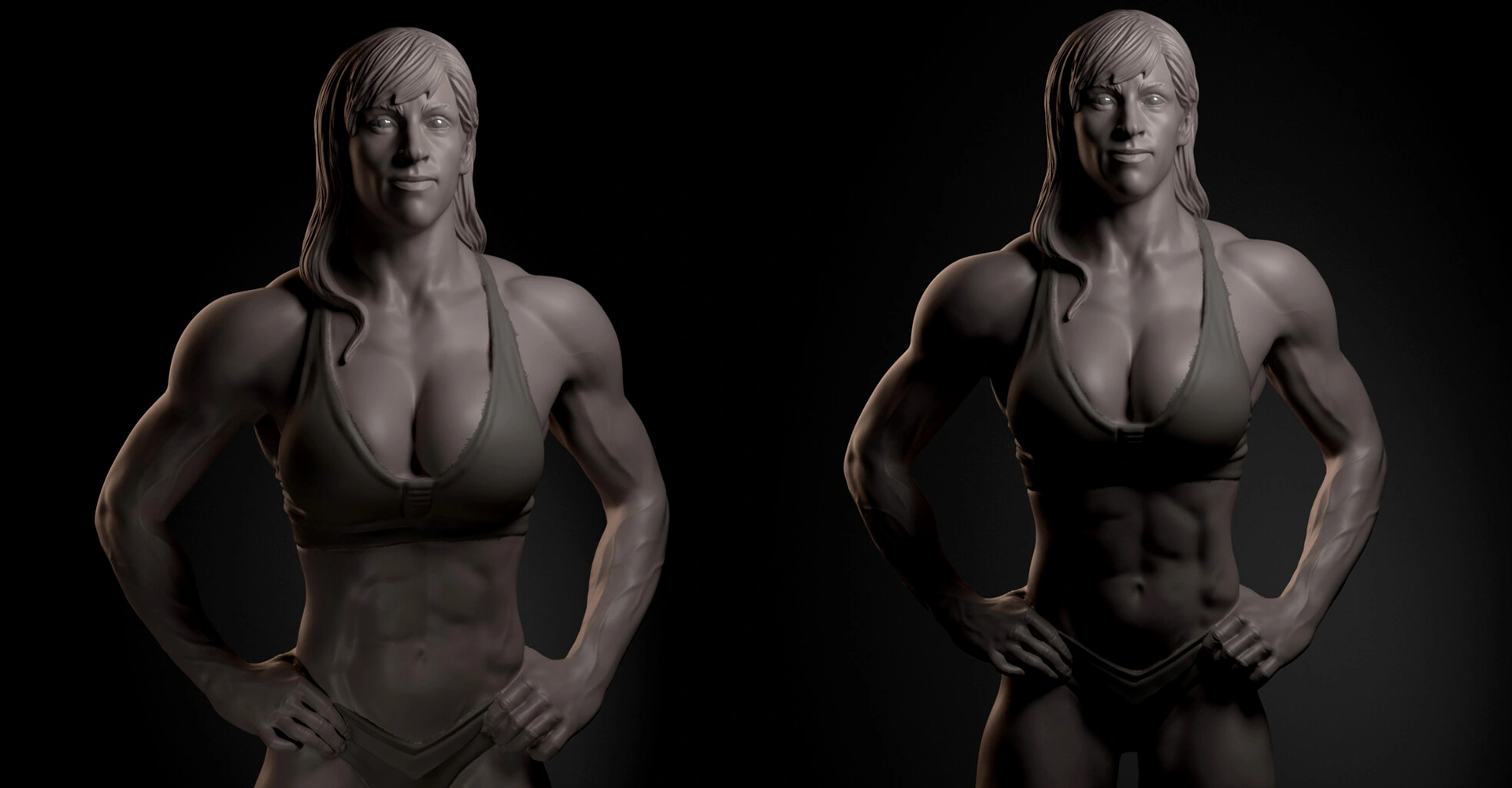 Super League Female Champion Trophy (Power Pose Variant)