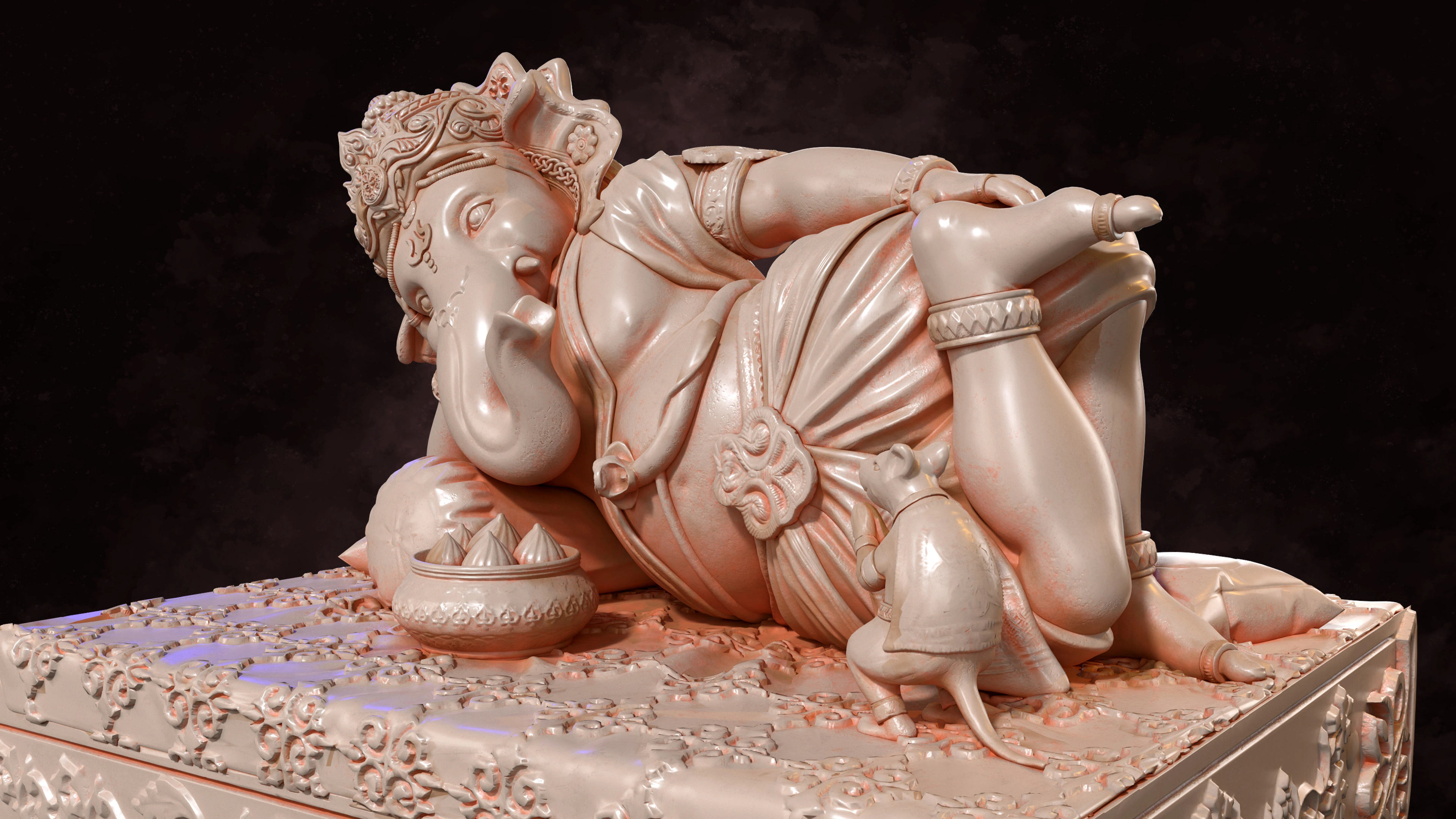 Ganesha Resting