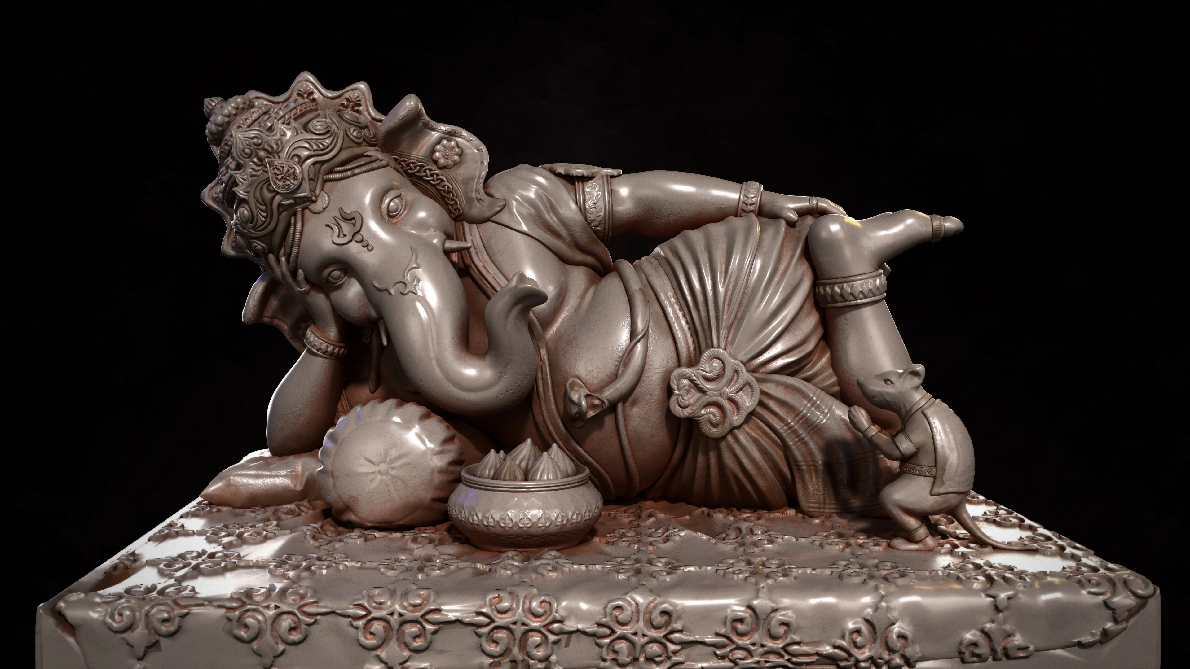 Ganesha Resting