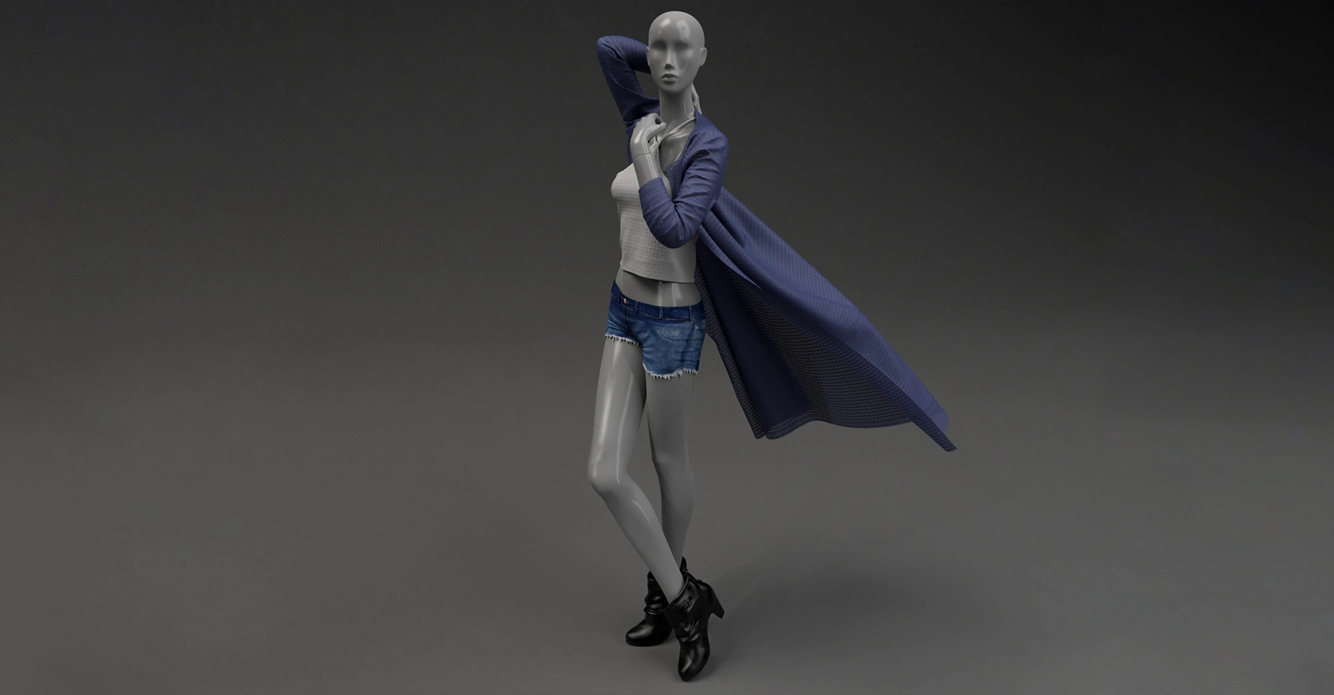 Women's Summer Outfit with Long Shrug